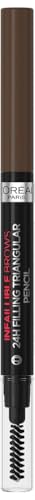 L'Oréal Paris Augenbrauenstift mit herausdrehbarer Dreiecksspitze für definierte und natürliche Augenbrauen, Infaillible Brows 24h Brow Filling Triangular Pencil, Nr. 1.0 Ebony L'Oréal Paris Augenbrauenstift mit herausdrehbarer Dreiecksspitze für definierte und natürliche Augenbrauen, Infaillible Brows 24h Brow Filling Triangular Pencil, Nr. 1.0 Ebony von L'Oréal Paris