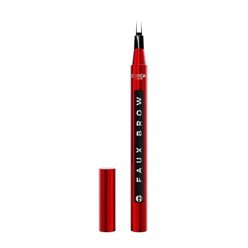 L’Oréal Paris Make-Up, Infaillible Faux Brow Augenbrauenstift, Für langanhaltend definierte Brauen, Soft Black, 12,4 g von L'Oreal Paris