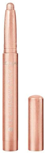 L'Oréal Paris Lidschatten im praktischen Stiftformat, Glänzendes Finish, Langanhaltende Gel-Textur, Le Shadow Stick by Paradise, Nr. 115 Twinkly Rose, 1,4 g von L'Oreal Paris