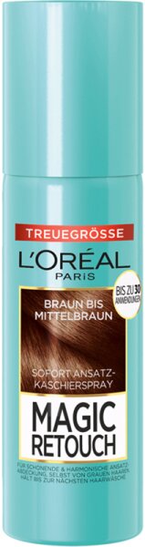 L'Oréal Paris Magic Retouch Ansatzspray braun bis mittelbraun Coloration 90 ml von L'Oréal Paris