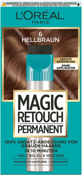 L'Oréal Paris Magic Retouch Permanent Ansatz-Abdeckung Hellbraun Coloration 1Stk von L'Oréal Paris