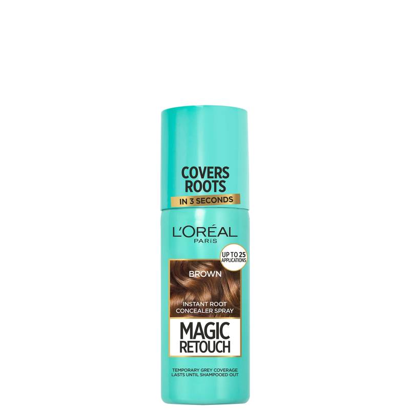 L’Oréal Paris Magic Retouch Temporary Instant Root Concealer Spray 75ml (Various Colours) - Medium Brown von L'Oréal Paris