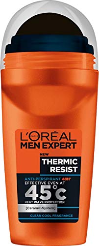 L'Oréal Paris Men Expert Antiperspirant Thermic Resist Dezodorant im Kugel, Schutz für 48H, 50ml von L'Oreal Paris