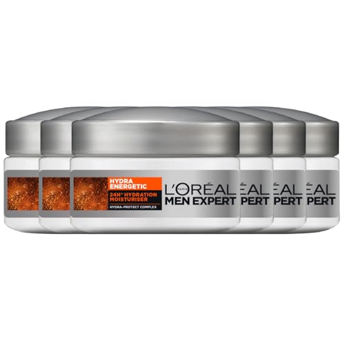 L'Oréal Paris Men Expert Hydra Energetic 50ml Feuchtigkeitsspendende Tagescreme 6x von L'Oreal Paris