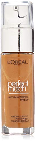 L'Oréal Paris Perfect Match Foundation, flüssiges Make-Up, deckend und feuchtigkeitsspendend für einen natürlichen Teint - 8N cappuccino (30 ml) von L'Oréal Paris