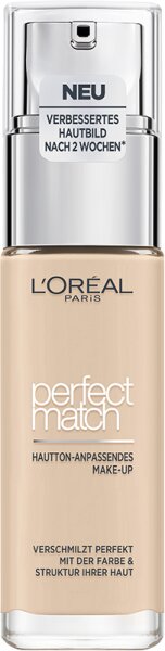 L'Oréal Paris Perfect Match Make-Up 0.5N Porcelain Foundation (flüssig) 30ml L'Oréal Paris Perfect Match Make-Up 0.5N Porcelain Foundation (flüssig) 30ml von L'Oréal Paris
