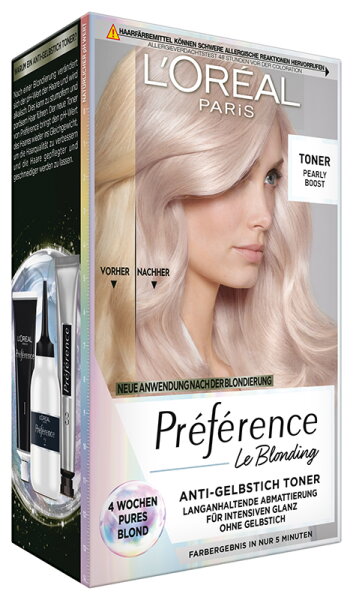 L'Oréal Paris Préférence Le Blonding Toner 02 Pearly Boost Coloration 1Stk von L'Oréal Paris