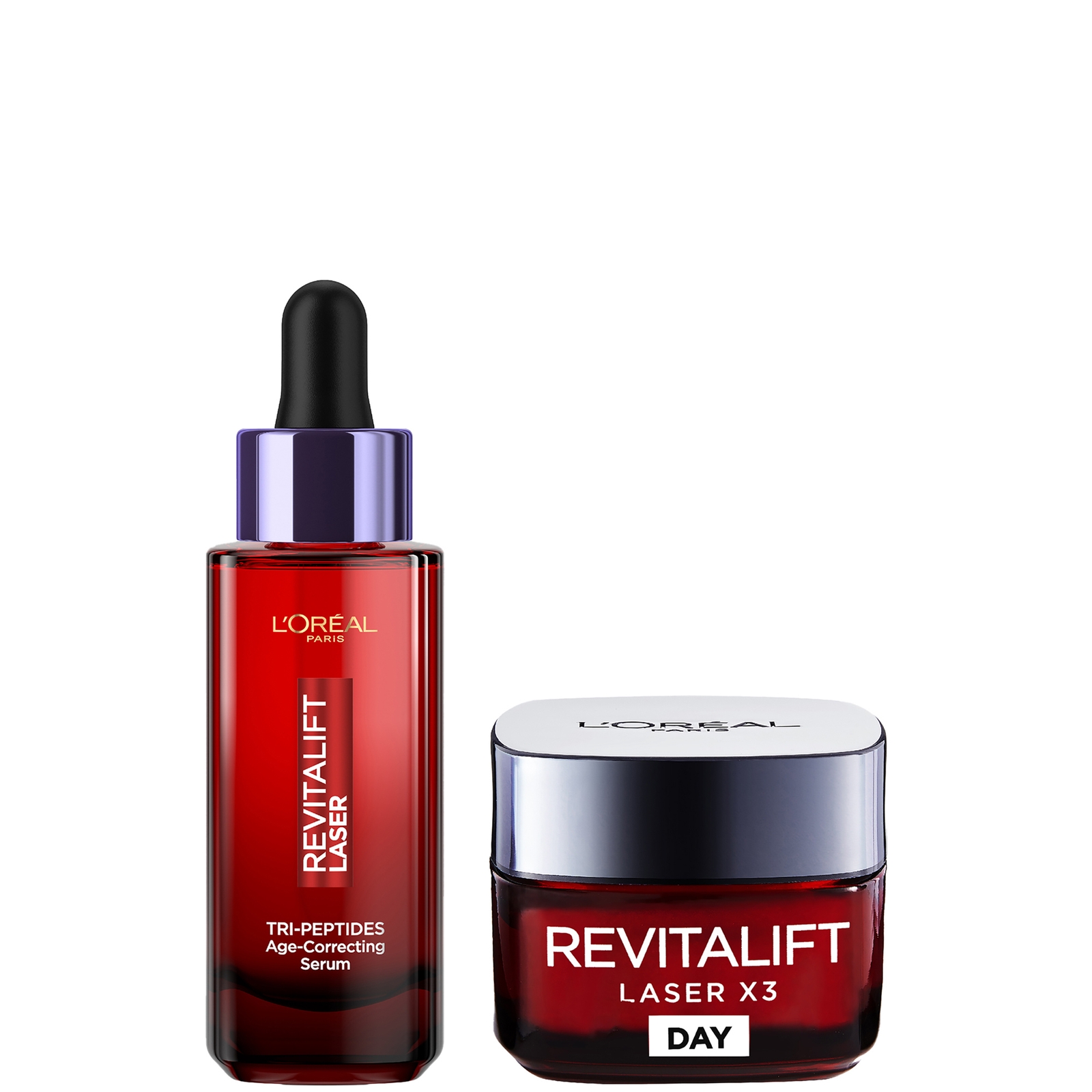 L'Oreal Paris Revitalift Laser Age-Correcting Routine Bundle with Tri-Peptides Serum 30ml & Day Moisturiser 50ml L'Oreal Paris Revitalift Laser Age-Correcting Routine Bundle with Tri-Peptides Serum 30ml & Day Moisturiser 50ml von L'Oreal Paris