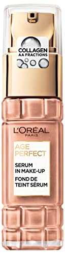 L'Oréal Paris Serum in Make up für reife Haut, Flüssige Foundation mit LSF 24, Für einen strahlenden Teint, Age Perfect, Nr. 270 Amber Beige, 1 x 30ml von L'Oréal Paris