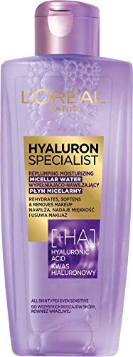 L'Oréal Paris Skin Expertise Hyaluron Specialist Micellar Exelarflüssigkeit verleiht Weichheit, auch für empfindliche Haut, 200 ml von L'Oreal Paris