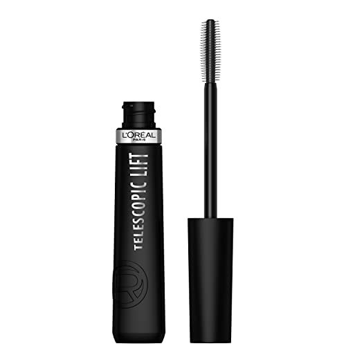L'Oréal Paris Telescopic Lift Washable Mascara, Lengthening and Volumizing Eye Makeup, Lash Lift with up to 36HR Wear, Black Brown, 0.33 Fl Oz von L'Oréal Paris