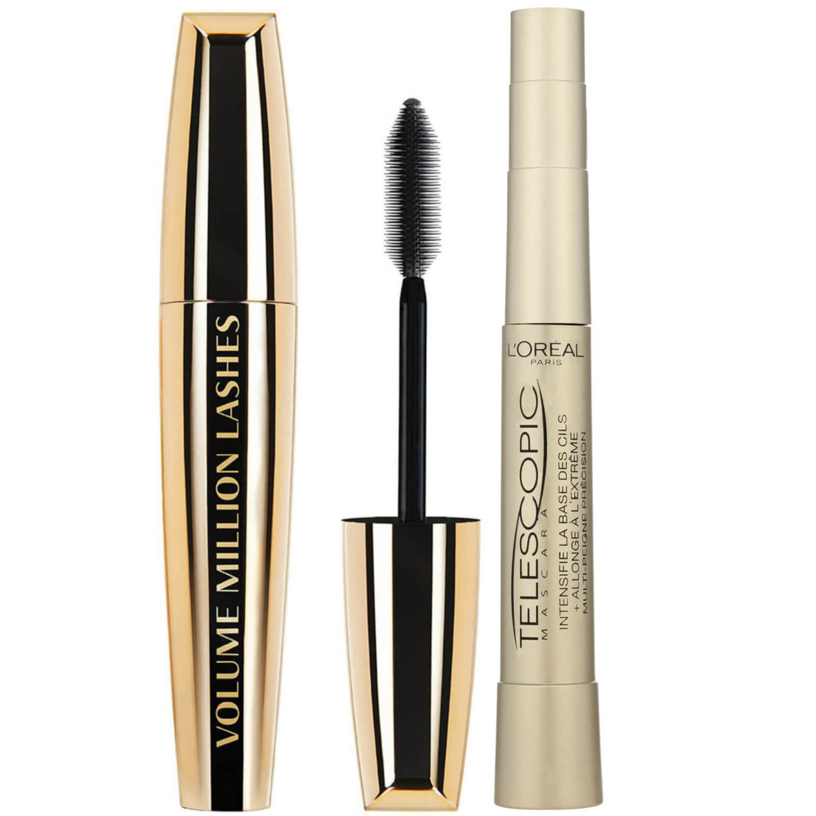 L'Oréal Paris Telescopic Mascara for More Length and Volume and Million Lashes Volume Mascara Bundle L'Oréal Paris Telescopic Mascara for More Length and Volume and Million Lashes Volume Mascara Bundle von L'Oréal Paris