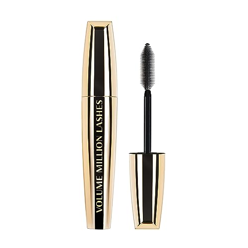 L'Oréal Paris Mascara, Wimperntusche für extra Definition und extra Volumen, Volume Million Lashes, Black (Schwarz), 1 x 10,7 ml von L'Oreal Paris