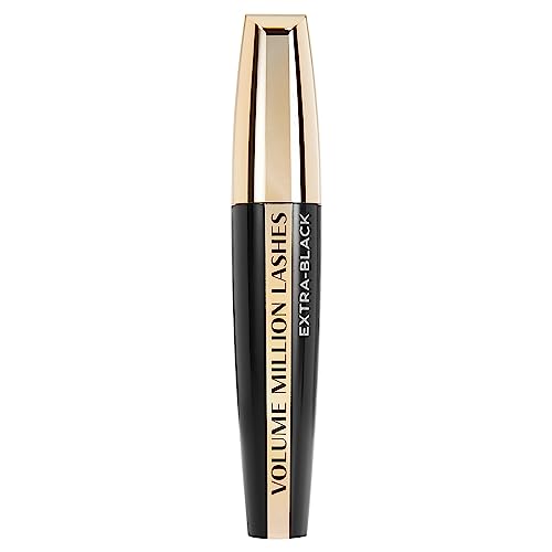 L'Oréal Paris Mascara, Deep Black Mascara für extra Definition und extra Volumen, Volume Million Lashes, No. 00 Extra Black, 1 x 9,2 ml von L'Oréal Paris