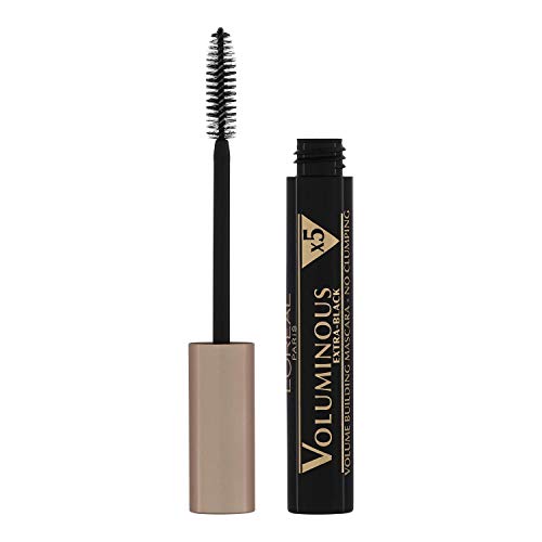 L'Oréal Paris Mascara, Schwarze Wimperntusche für 5x mehr Volumen und kräftige Wimpern, Voluminous, Nr. 00 Extra Black, 1 x 7,5 ml von L'Oréal Paris