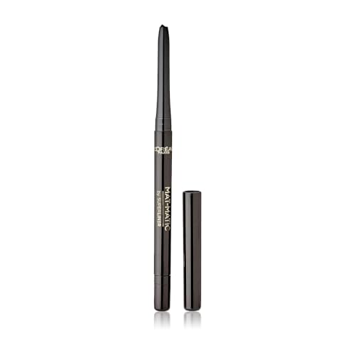 L'Oréal Paris Wasserfester Eyeliner mit mattem Finish, 12h Halt, Super Liner Mat-Matic, Nr. 01 Ultra Black, 1 x 0,3 g von L'Oreal Paris