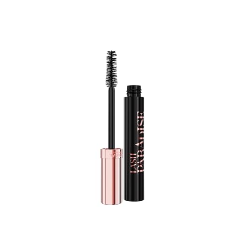 L'Oréal Paris Mascara, Wimperntusche für intensive Schwärze, extra Volumen und spektakulärer Länge, Für empfindliche Augen geeignet, Lash Paradise, Farbton: Forever Noir (Schwarz), 1 x 6,4 ml von L'Oréal Paris