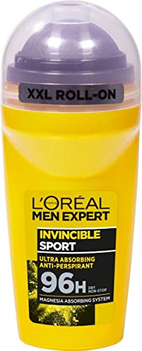Loreal Men Expert Invincible Sport 96H Roll-On Deodorant, 50 ml von L'Oreal Paris