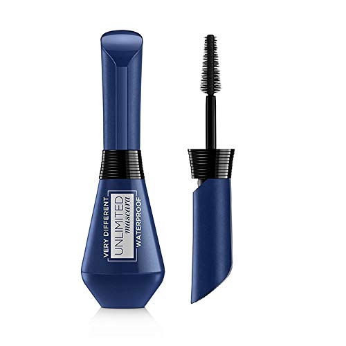 L'Oréal Paris Unlimited Very Different Waterproof Mascara, Wimperntusche für intensives Wimpern-Lifting, ultra-leichte Warmwasser-Entfernung, 7.4 ml von L'Oréal Paris