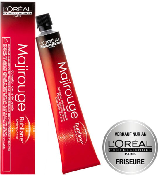L'Oréal Professionnel Majirouge 4,20 Mittelbraun Intensives Violett 50 ml von L'Oréal Professionnel