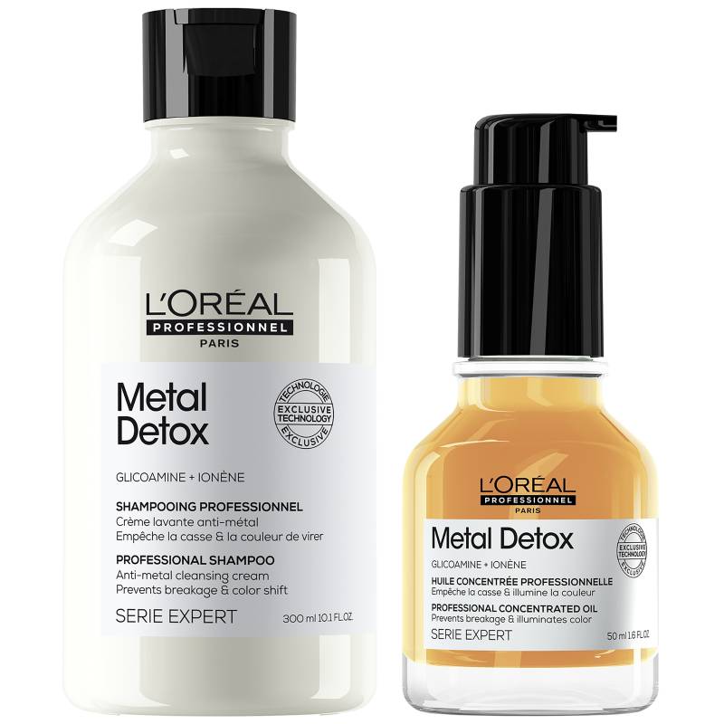 L'Oréal Professionnel Metal Detox Oil and Shampoo Bundle von L'Oréal Professionnel