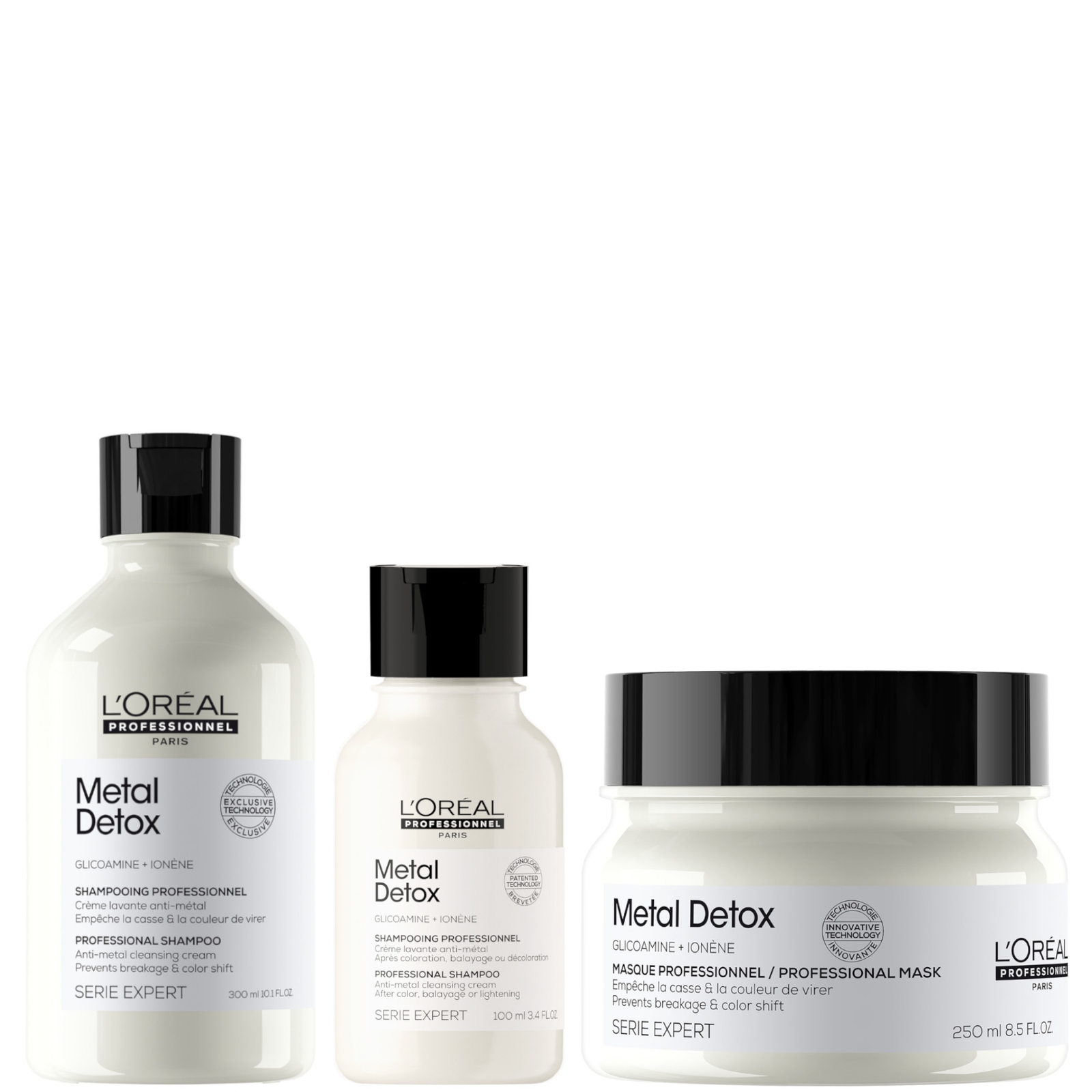 L’Oréal Professionnel Metal Detox Shampoo & Hair Mask with Mini Shampoo, Prevent Breakage & Colour Fade from Hard Water von L’Oréal Professionnel