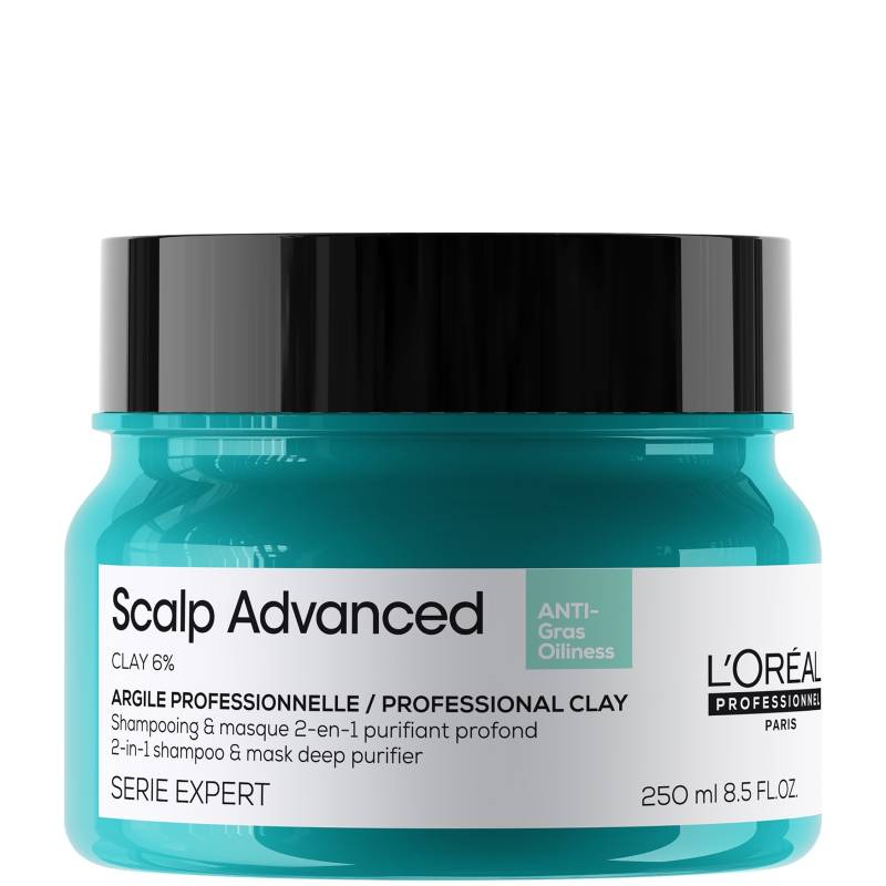L'Oréal Professionnel Serié Expert Anti-Fettigkeit Tiefenreinigende 2-in-1 Kopfhaut-Ton-Haarmaske 250 ml von L'Oréal Professionnel