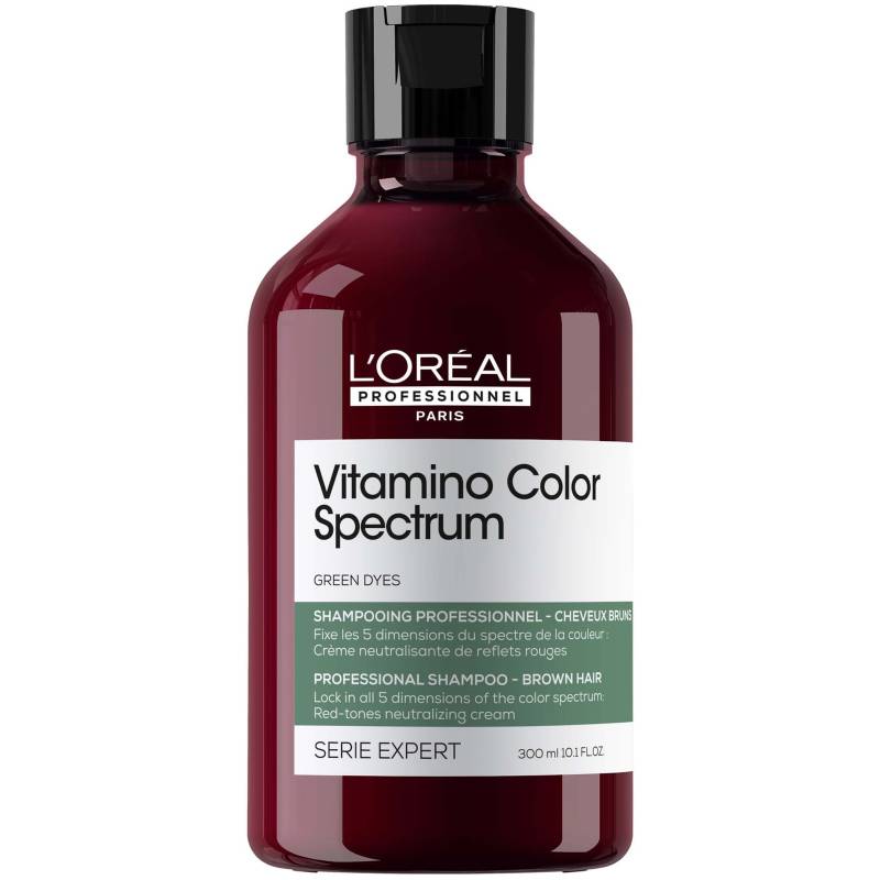 L'Oréal Professionnel Vitamino Color Spectrum Green Tinted Shampoo For Dark Brown Coloured Hair 300ml von L'Oréal Professionnel