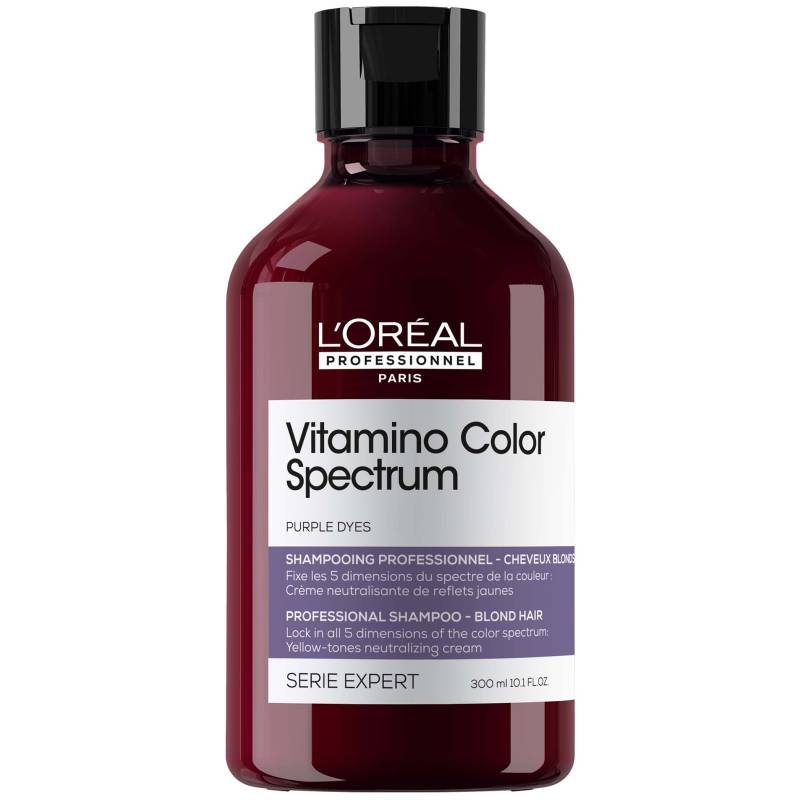 L'Oréal Professionnel Vitamino Color Spectrum Purple Tinted Shampoo For Blonde Coloured Hair 300ml von L'Oréal Professionnel