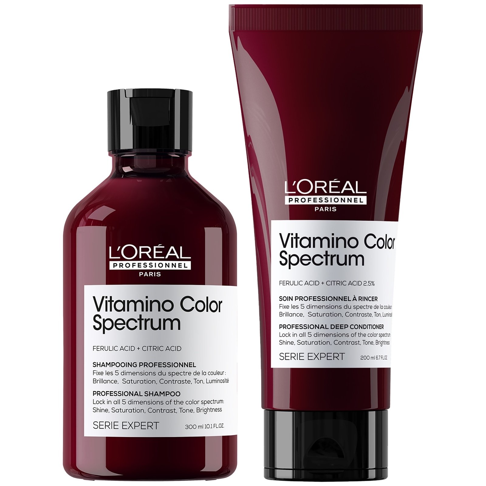 L'Oréal Professionnel Vitamino Color Spectrum Shampoo 300ml and Conditioner 200ml for Coloured Hair Duo von L'Oréal Professionnel
