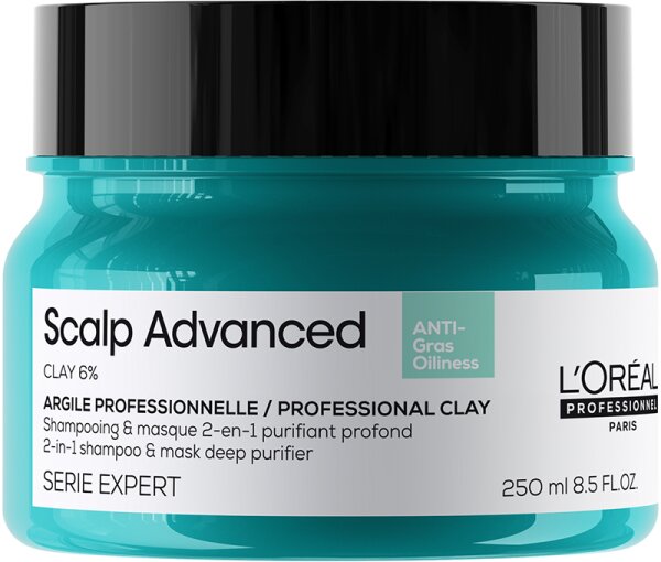 L'Oréal Professionnel Scalp Advanced Anti-Oiliness 2in1 Deep Purifier Clay 250 ml L'Oréal Professionnel Scalp Advanced Anti-Oiliness 2in1 Deep Purifier Clay 250 ml von L'Oréal Professionnel