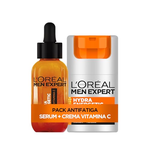 L'Oréal Men Expert Hydra Energetic Serum mit Vitamin C und Feuchtigkeitscreme gegen Ermüdung von L'ORÉAL