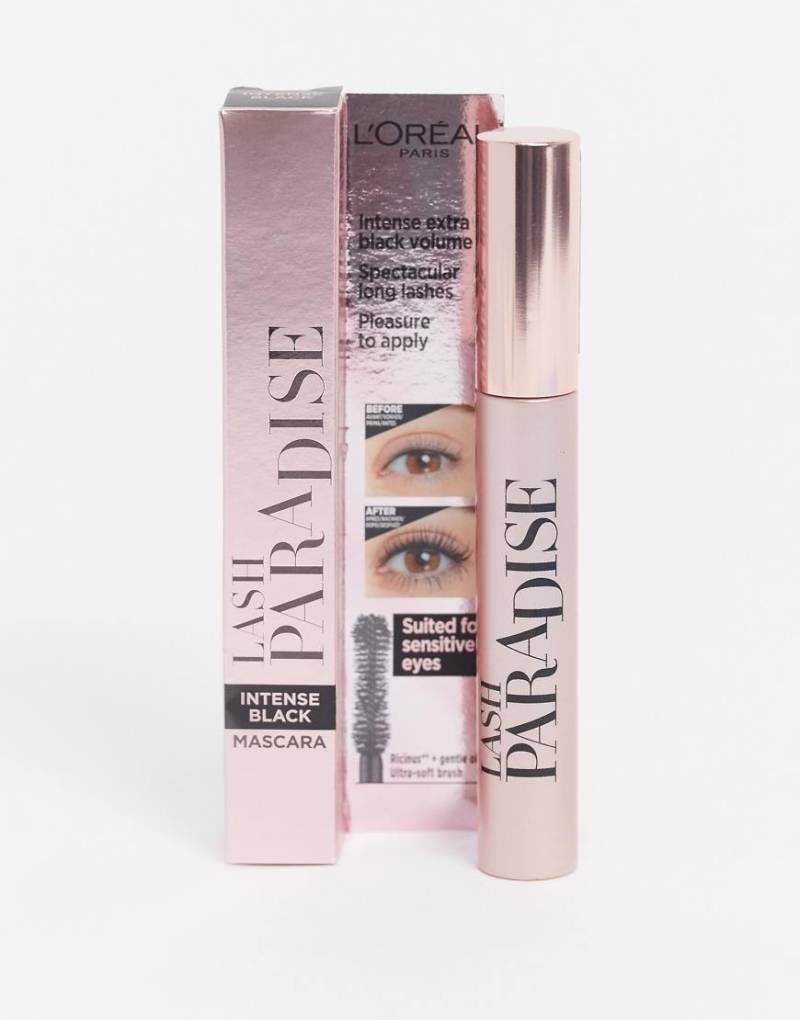 L'Oreal Paris - Paradise - Wimperntusche mit Kastoröl, Intense Black-Keine Farbe L'Oreal Paris - Paradise - Wimperntusche mit Kastoröl, Intense Black-Keine Farbe von L'Oreal