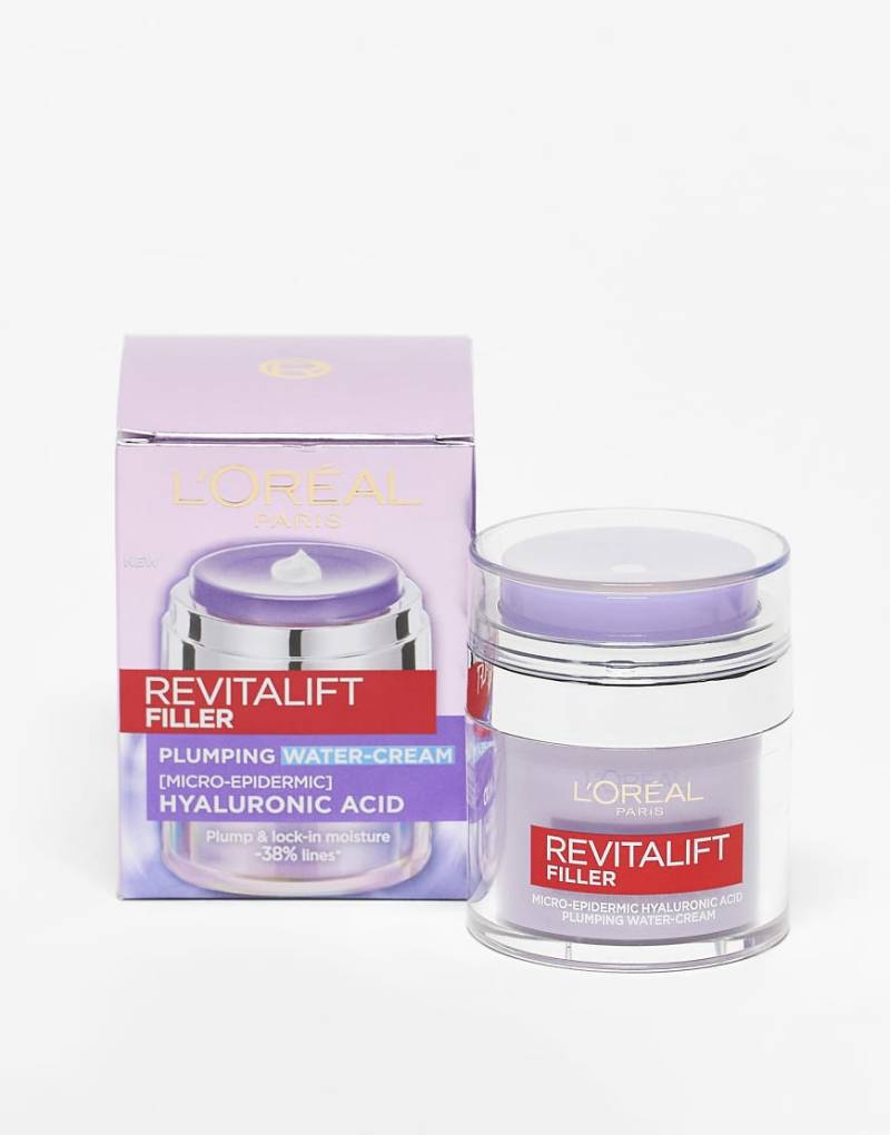 L'Oreal Paris - Revitalift Filler Replumping Water Cream - Creme, 50 ml-Keine Farbe von L'Oreal
