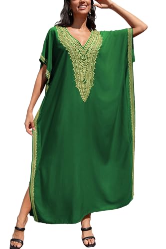 L-Peach Damen Loungewear Freizeitkleidung Sanft Kurzarm Nachtkleid Strandkleid Kaftan Kimono Cover ups von L-Peach