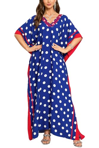 L-Peach Damen Sommer Kimono Cardigan Lang Strandkleid Pareo Cover Up, C Mehrfarbig 3, One size von L-Peach