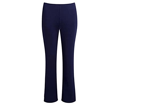 Damen-Stiefelhose mit Plus-Passform, weich, dehnbar, 3 Beinlängen, navy, 50 Extra Lang von L S U