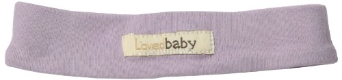 L'ovedbaby Baby Mädchen Bio Stirnband (Baby) - Lavendel - 6-12 Monate, Lavendel, 1 Count (Pack of 1) von L'ovedbaby