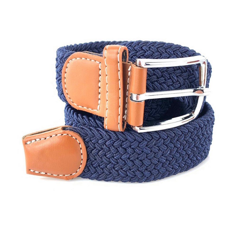 L&B Stretchgürtel in 12 Farben, dehnbarer Flechtgürtel, elastischer Stoffgürtel, Gürtel Gesamtlänge 115cm + 5cm Schnalle L&B Stretchgürtel in 12 Farben, dehnbarer Flechtgürtel, elastischer Stoffgürtel, Gürtel Gesamtlänge 115cm + 5cm Schnalle von L&B