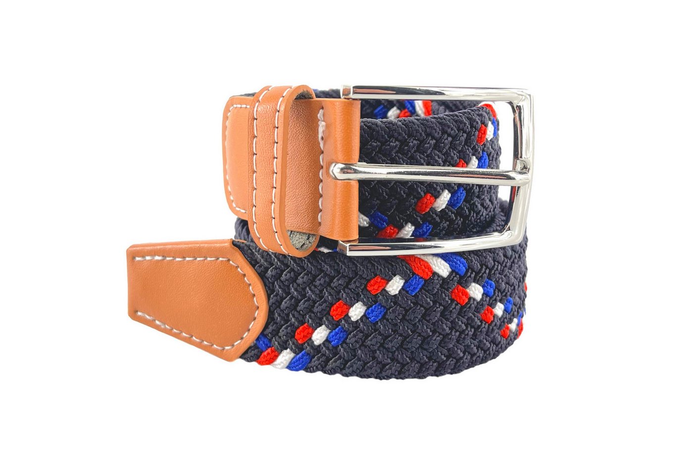 L&B Stretchgürtel in 12 Farben, dehnbarer Flechtgürtel, elastischer Stoffgürtel, Gürtel Gesamtlänge 115cm + 5cm Schnalle L&B Stretchgürtel in 12 Farben, dehnbarer Flechtgürtel, elastischer Stoffgürtel, Gürtel Gesamtlänge 115cm + 5cm Schnalle von L&B