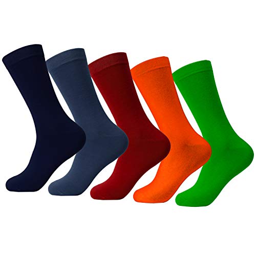 L&K 9 Paar Herren Casual Socken Bambus Freizeit Bunt 2211 39-43 von L&K-II