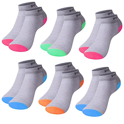 L&K-II 12 Paar Baumwolle Damen Sneaker Socken Füßlinge 2035 35/38 von L&K-II