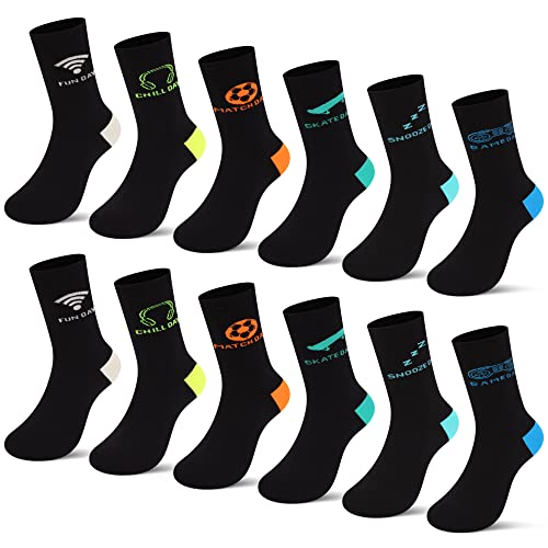 L&K-II 12er Kindersocken Sportsocken für Jungen Junior aus Baumwolle Wintersocken Fußball 2874 31-34 von L&K-II