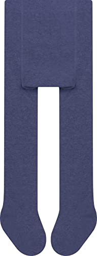 L&K-II 1er Pack Kinder Mädchen Jungen Strumpfhose Strickstrumpfhose aus Baumwolle einfarbig 2765BU 134-140 von L&K-II