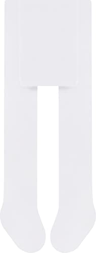 L&K-II 1er Pack Kinder Mädchen Jungen Strumpfhose Strickstrumpfhose aus Baumwolle einfarbig 2765WH 146-152 von L&K-II