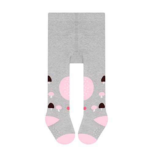 L&K-II 1er Pack Krabbelstrumpfhose Baby Mädchen Jungen Krabbelstrumpfhose mit ABS Sohle Anti Rutsch Noppen Streifen Auto Motiv 2733A 68-74 von L&K-II