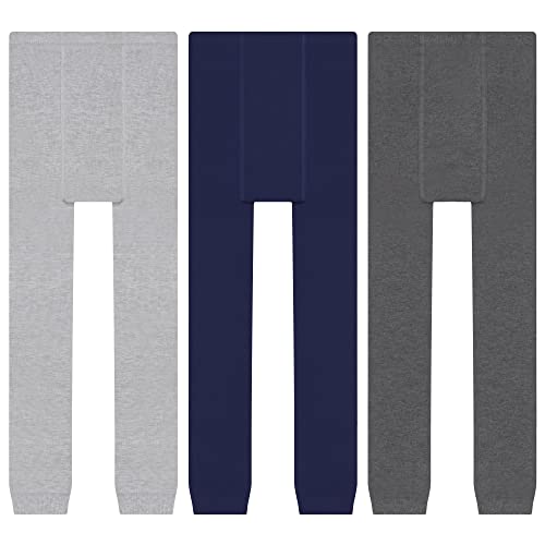 L&K-II 3er Pack Jungen Leggings Kinder Hosen Pants Herbst Frühling Baumwolle Knöchellang 2764B 122-128 von L&K-II