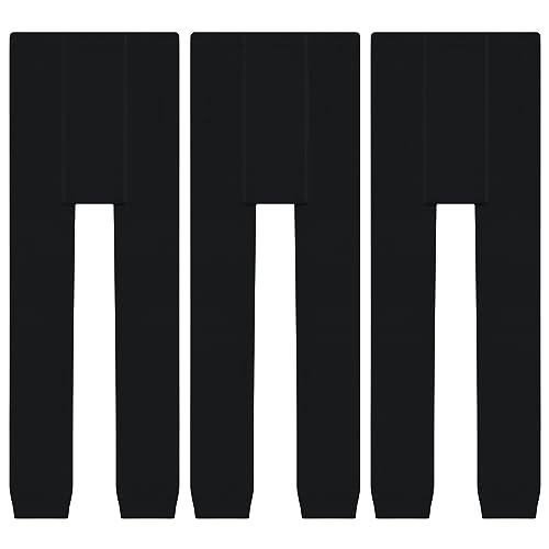 L&K-II 3er Pack Jungen Leggings Kinder Hosen Pants Schwarz Herbst Frühling Winter Baumwolle Knöchellang 2764C 134-140 von L&K-II