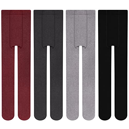 L&K-II 4Paar Thermostrumpfhose nach Zufallsprinzip Mädchen Kinderstrumpfhose mit Innenfutter Winter warm blickdichte Kuschel seamless Treggings hoch Bund Tight 2776 122-128 von L&K-II