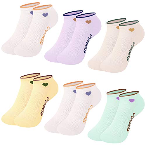 L&K-II 12 Paar Damen Sneaker-Socken Füßlinge 35/38, 2135 von L&K-II